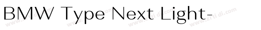 BMW Type Next Light字体转换